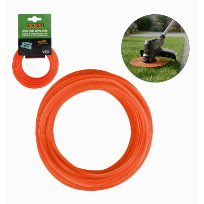 FIO DE NYLON 3,00MM C/ 10M P/ROCADEIRA