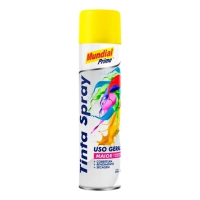 TINTA SPRAY 400ML/240G AMARELO USO GERAL