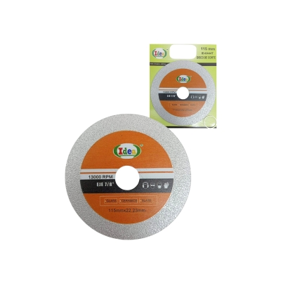 DISCO DIAM. VIDRO/CERAM/ARDOSIA 115X22,23 IDEA