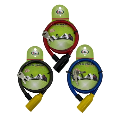 CADEADO 10MM X 640MM BIKE CABO DE ACO ID