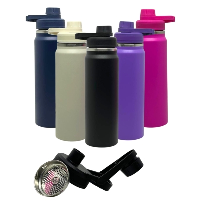 GARRAFA ISOTERMICA 800ML ACO INOX