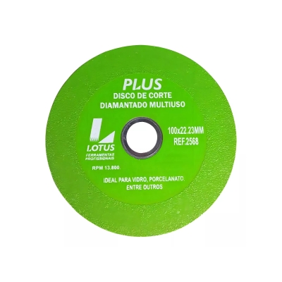 DISCO DE CORTE MULTIUSO 100X22X115MM PLUS LOTUS