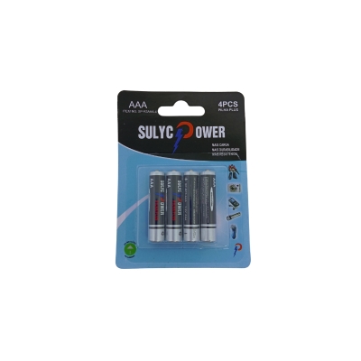 PILHA COMUM AAA CARTELA C/04UN