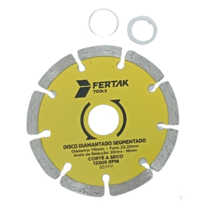 DISCO DIAM. SEGMENTADO 22X110 FERTAK