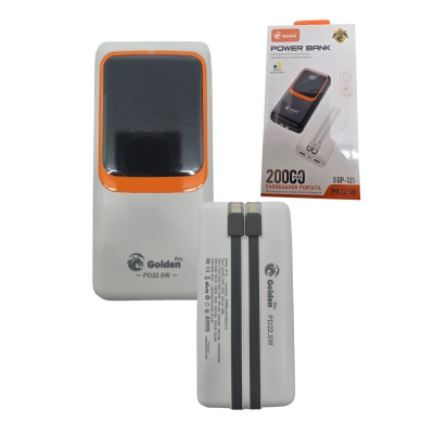 CARREGADOR POWER BANK 20000MAH