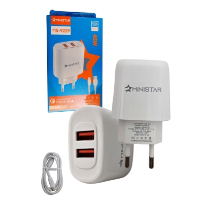 CARREGADOR CELULAR TIPO C 6.1A ORIGINAL