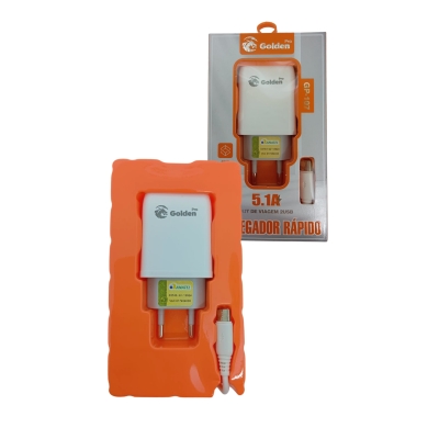 CARREGADOR CELULAR TIPO C 5.1A GOLDEN PRO