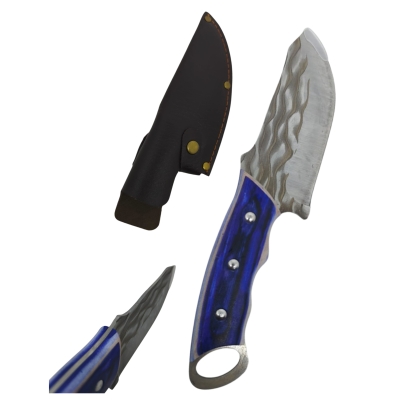 FACA CAMPING 23,5CM DAMASCO CB INT. C/BAINHA