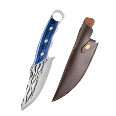 FACA CAMPING 23,5CM DAMASCO CB INT. C/BAINHA