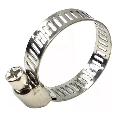 ABRACADEIRA ALEMÃ INOX PARAF. INOX VAZADO 19-25MM