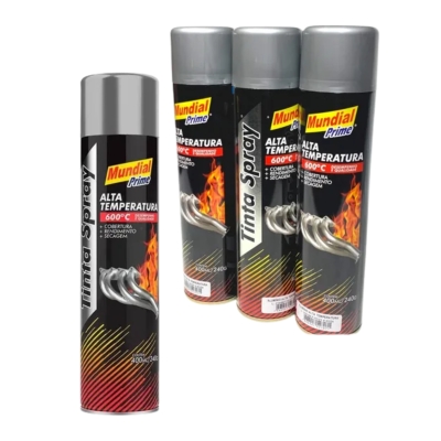 TINTA SPRAY ALTA TEMPER 400ML ALUMINIO