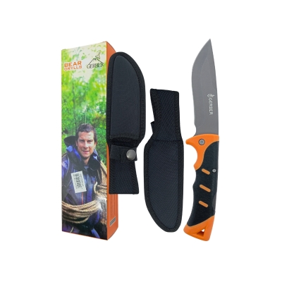 FACA CAMPING BG LAMINA LISA C/CAPA