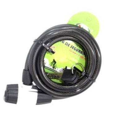CADEADO 12MM X 1500MM P/MOTO-BIKE