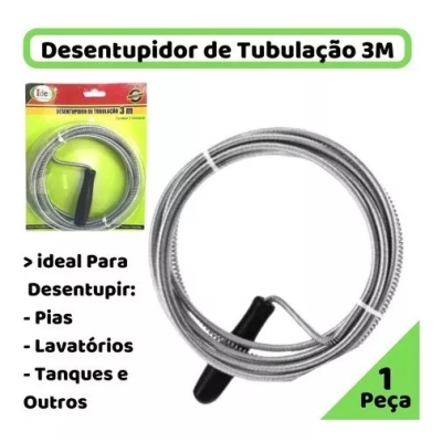 DESENTUPIDOR DE TUBULAÇÃO 03 METROS