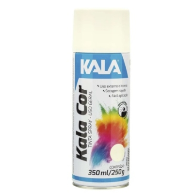 TINTA SPRAY 350ML/250G GELO USO GERAL KALA