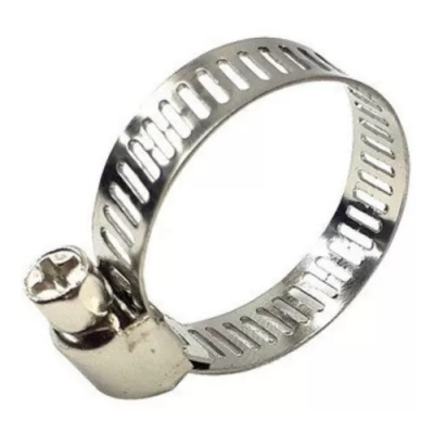 ABRACADEIRA ALEMÃ INOX PARAF. ZINCADO 19-25MM
