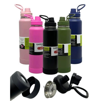 GARRAFA ISOTERMICA 1200ML ACO INOX