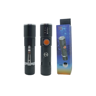 LANTERNA TATICA RECAR EM USB 12CM