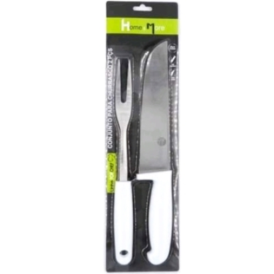 KIT CHURRASCO (FACA 33CM+GARFO 30CM)