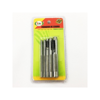 FURADOR DE COURO 3MM, 4MM, 5MM, 6MM, 8MM