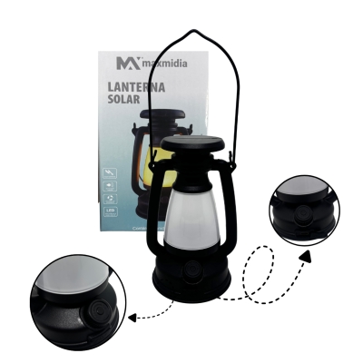 LAMPIAO CAMPING RECARREGAVEL PREMIUM MAXMIDIA