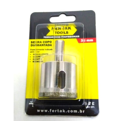 SERRA COPO DIAMANTADA REFRIGERADA 35MM