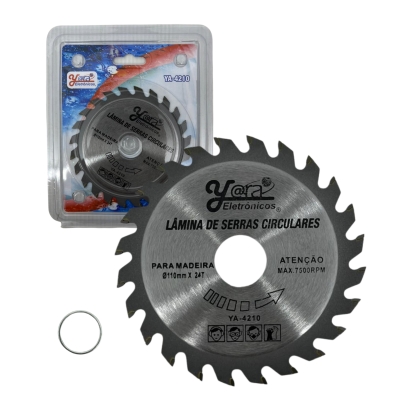 SERRA CIRCULAR 110MM 24 DENTES FURO 22,2 YARA