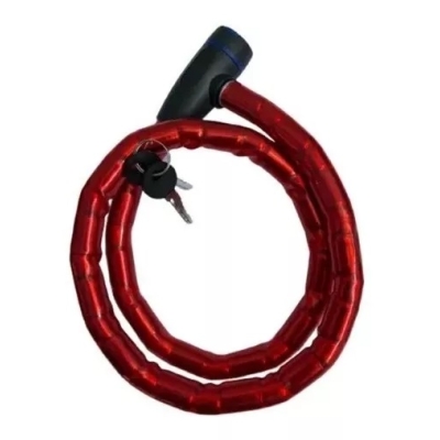 CADEADO 17MM X 1000MM P/MOTO-BIKE-ESTEPE