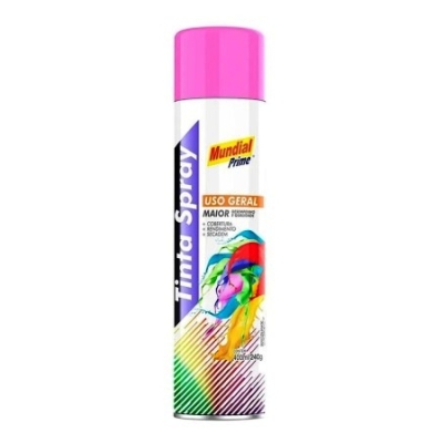 TINTA SPRAY 400ML/240G ROSA USO GERAL