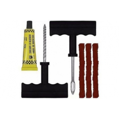 KIT REPARO DE PNEUS 6 EM 1 (3 MACARRÕES) HM