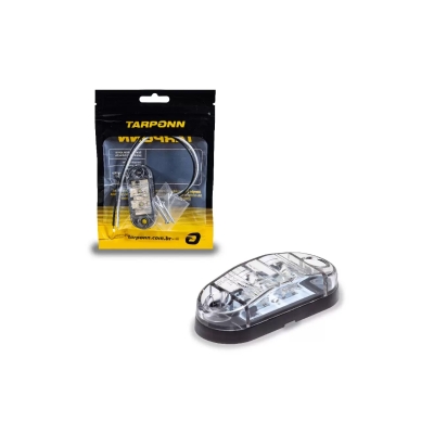 LANTERNA DELIMITADORA BRANCO 12-24V 2LED