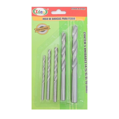 BROCA JG 5PCS ACO RAPIDO IDEA 4,5,6,8,10MM