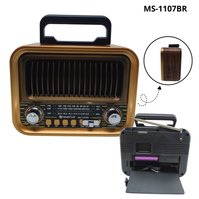 RADIO RETRO RECARREG AM/FM/TF 3BANDAS