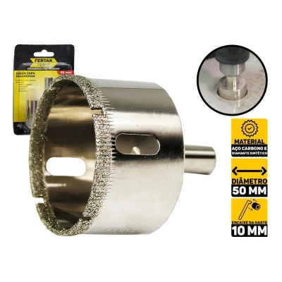 SERRA COPO DIAMANTADA REFRIGERADA 50MM