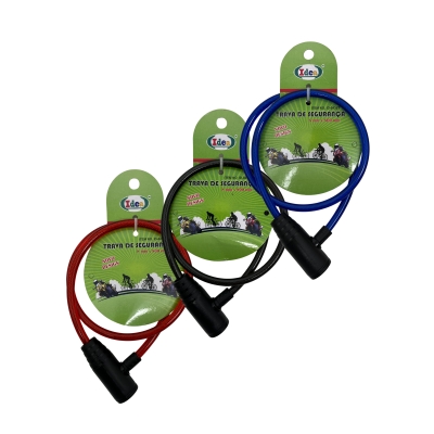 CADEADO 08MM X 800MM BIKE CABO DE ACO IDEA