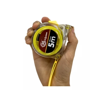 TRENA DE ACO 05M X 25MM TRANSPARENTE