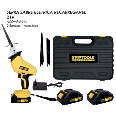 SERRA SABRE ELET. RECARREGAVEL 21V