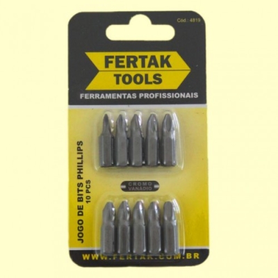 PONTAS P/PARAF. C/10PCS PHILIPS CRV