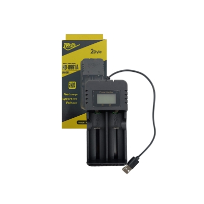 CARREGADOR P/02 BATERIAS DE ÍON-LÍTIO USB