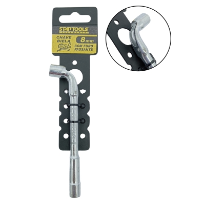 CHAVE L VAZADA N° 08MM STARTOOLS C/CLIP