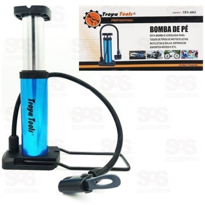 BOMBA DE AR PEDAL PREMIUM TROYA TOOLS