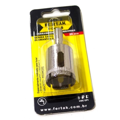 SERRA COPO DIAMANTADA REFRIGERADA 25MM