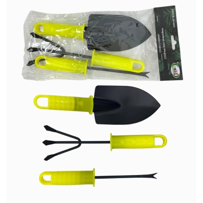 KIT DE JARDINAGEM 03 PEÇAS ENCARTELADO