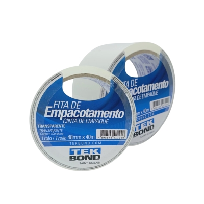 FITA ADESIVA 40MX48MM TRANSP TEKBOND UNIDADE