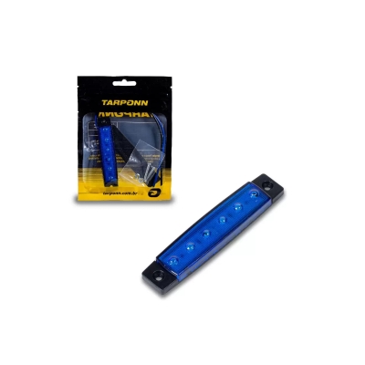 LANTERNA LATERAL LED AZUL 12-24V 6LEDS