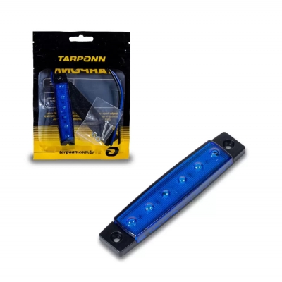 LANTERNA LATERAL LED AZUL 12-24V 6LEDS