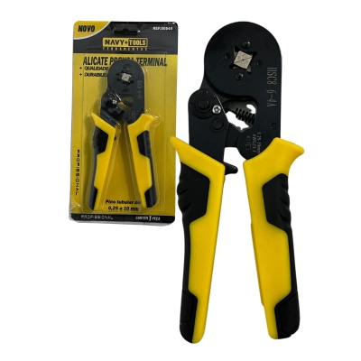 ALICATE CRIMPAR TERMINAIS ILHOS 0,25 A 10MM TUBULAR