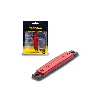 LANTERNA LATERAL LED VERMEL 12-24V 6LEDS