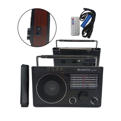 RADIO RETRO RECARREG AM FM BLUETOOTH 3W RMS 4 OHMS