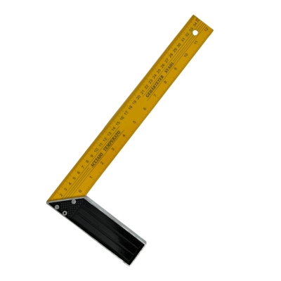 ESQUADRO DE ACO 35CM CB DE ALUM.